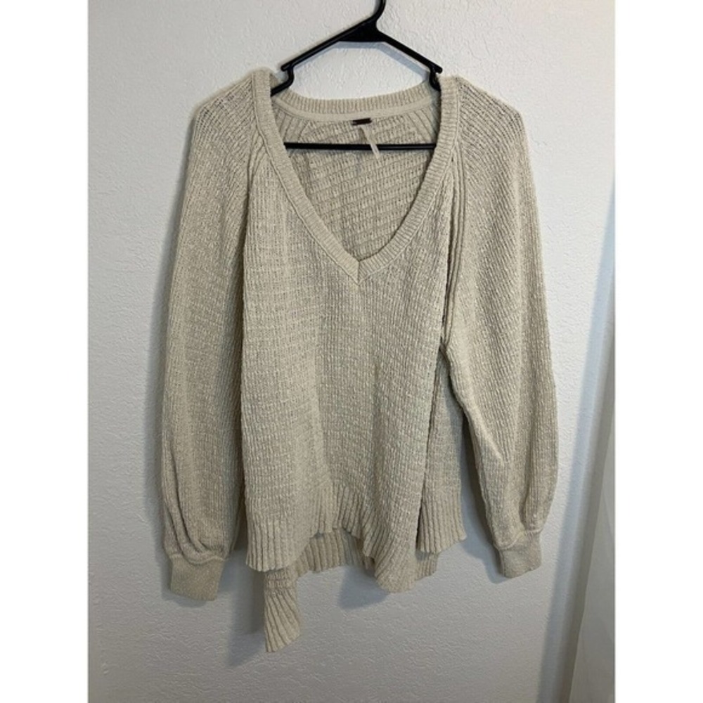 Free People West Coast Sweater Asymetrical Oversized Women's Sz S